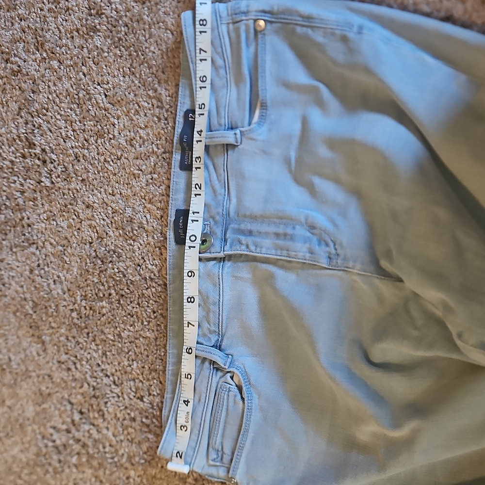 CLEARANCE!!! J.Jill Light Blue Authentic Fit Cropped Jean Size 12 - Picture 11 of 13